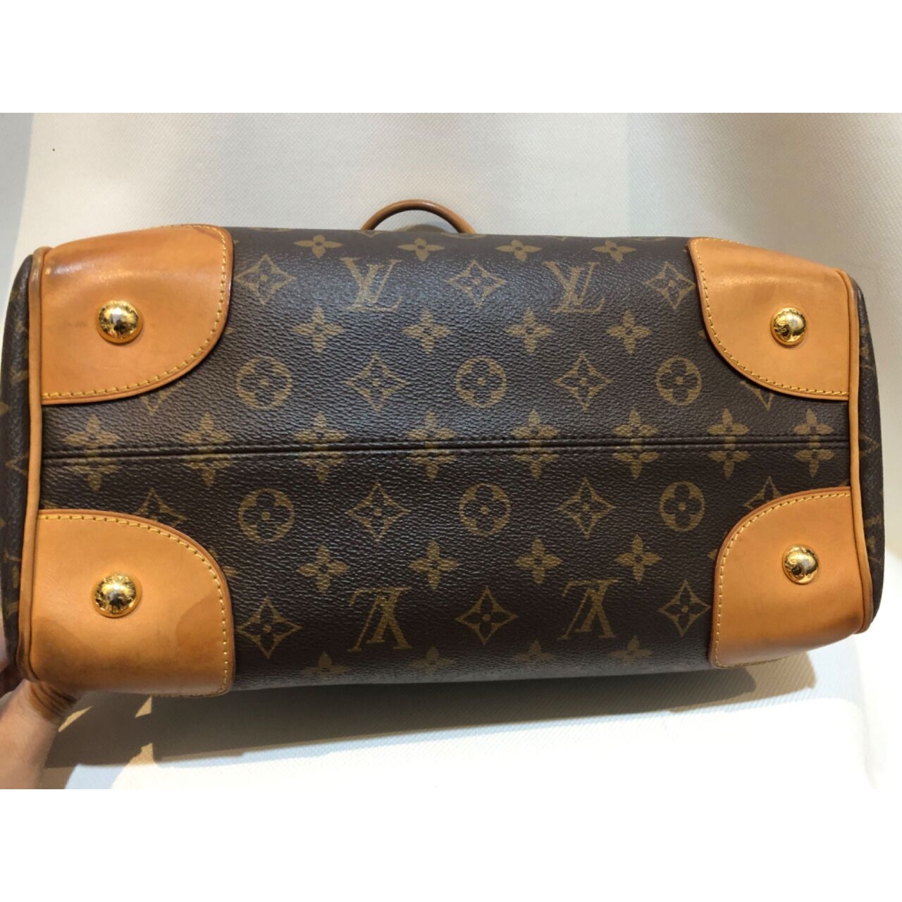 Louis Vuitton Brown Mongoram Retiro Shoulder Bag