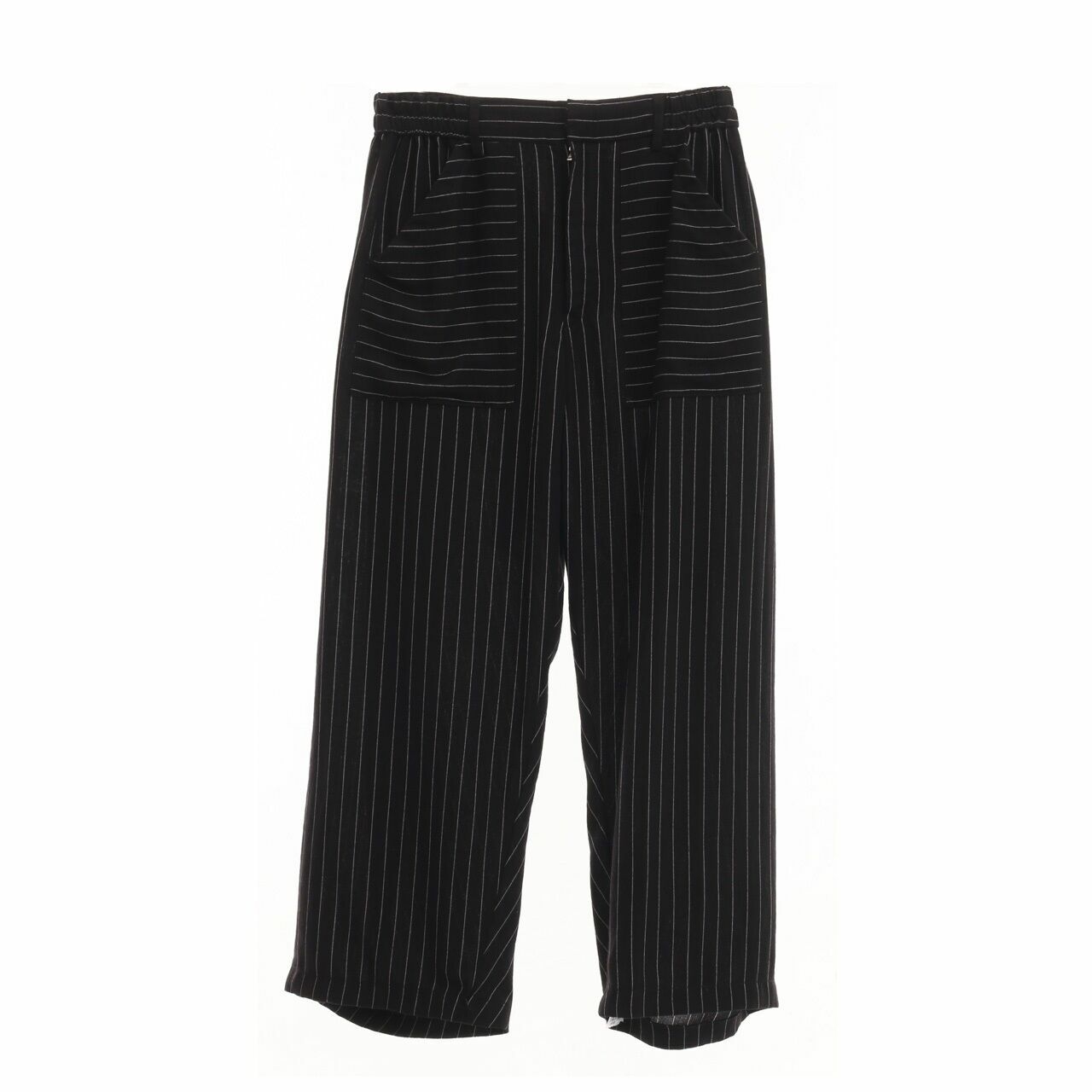 Blanc Black Stripes Cropped Pants