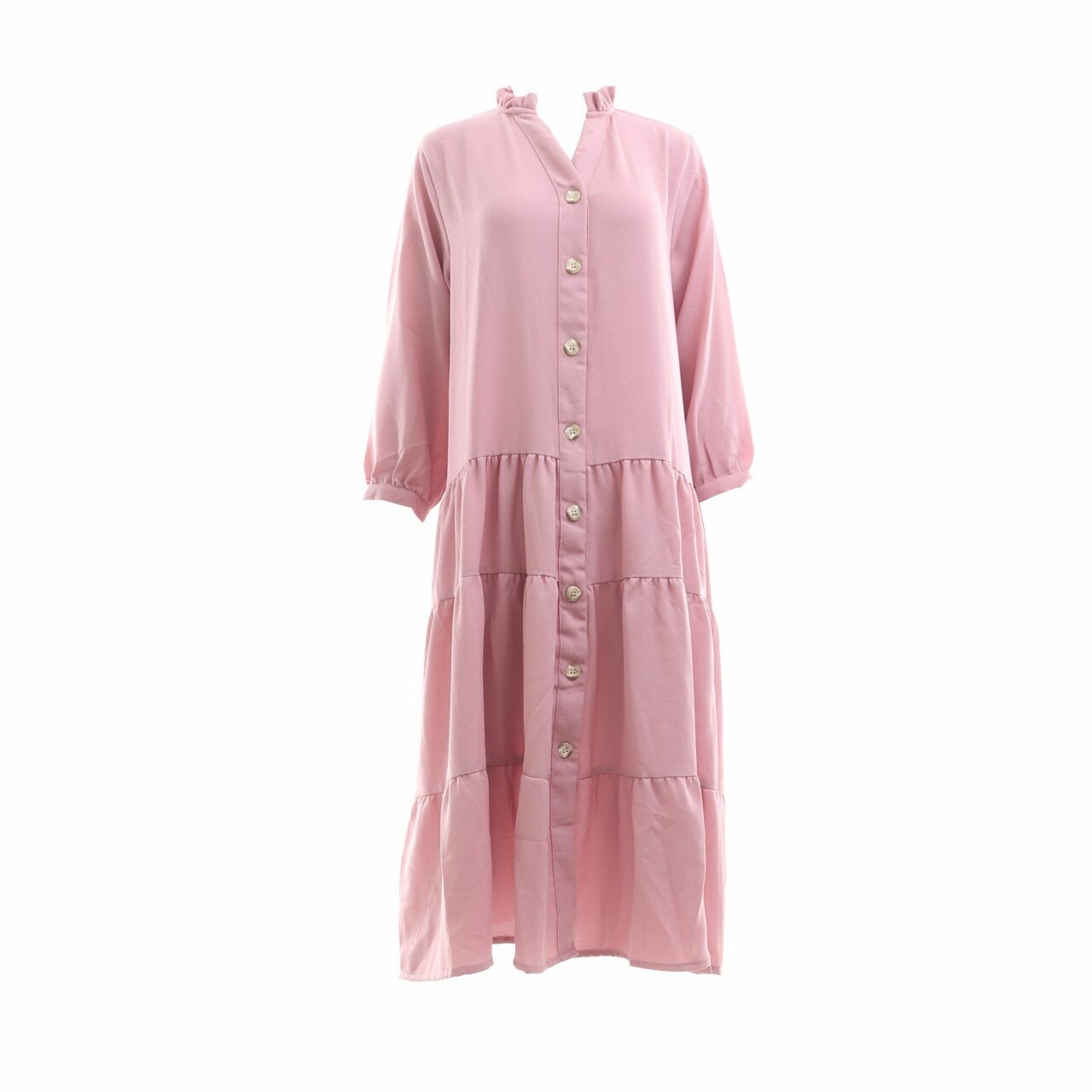 Maven ID Dusty Pink Leanor Midi Dress