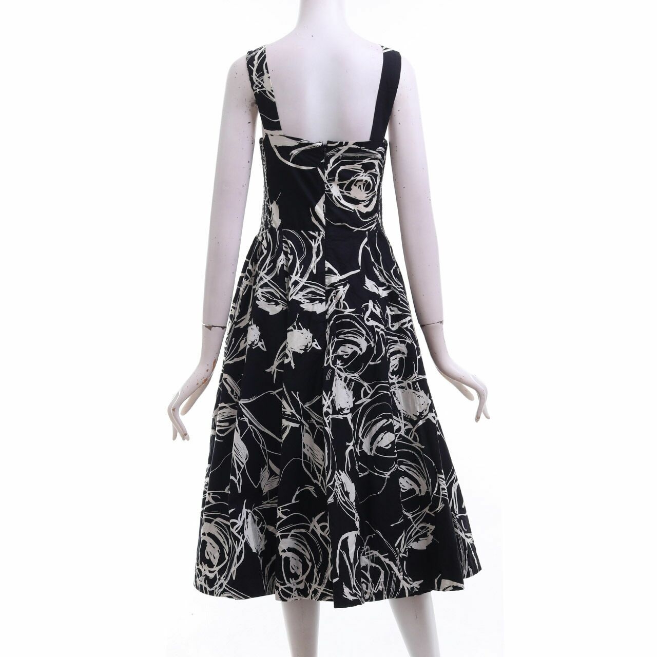 The Collection Black & White Midi Dress