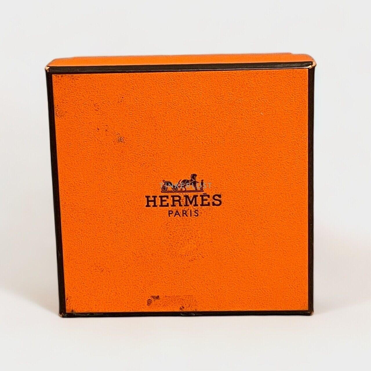 Hermes Collier de Chien CDC S Orange Leather GHW Bracelet