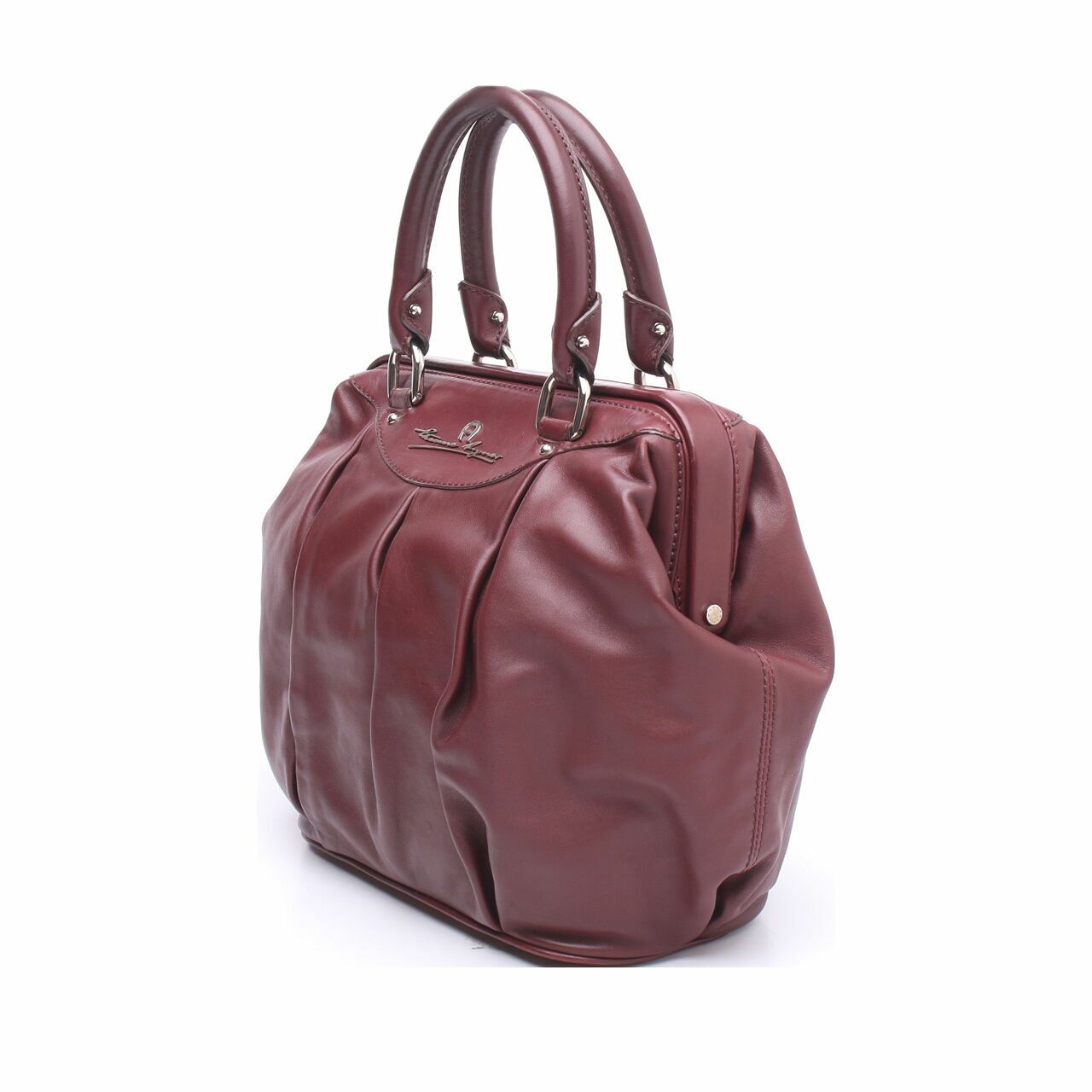 ETIENNE AIGNER Maroon Handbag