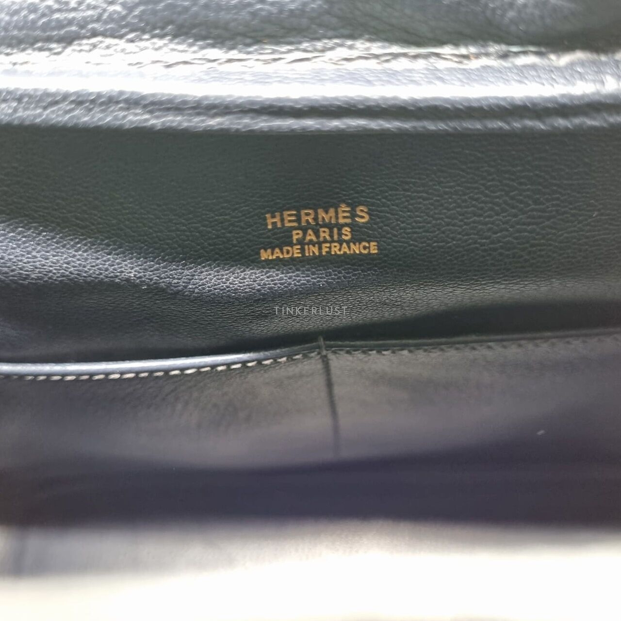 Hermes Plume 32 Indigo Ostrich Black #O 2011 Handbag