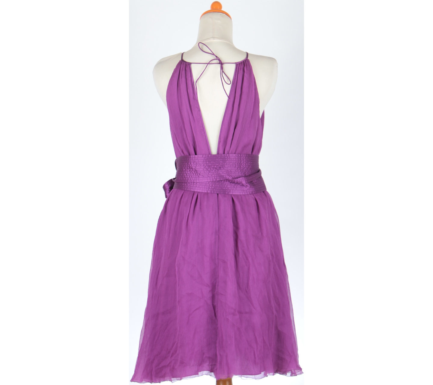 Catherine Malandrino Purple Sleeveless Mini Dress