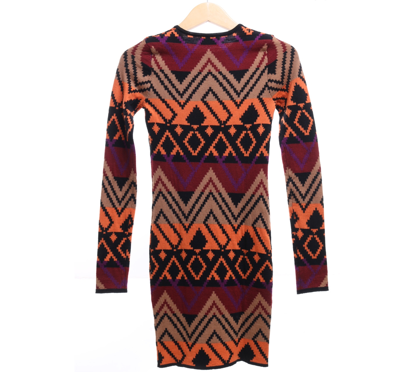 Torn by Ronny Kobo Multi Colour Knit Mini Dress