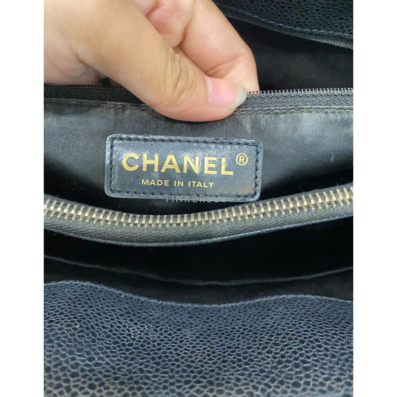 Chanel GST Black GHW #14 Tote Bag