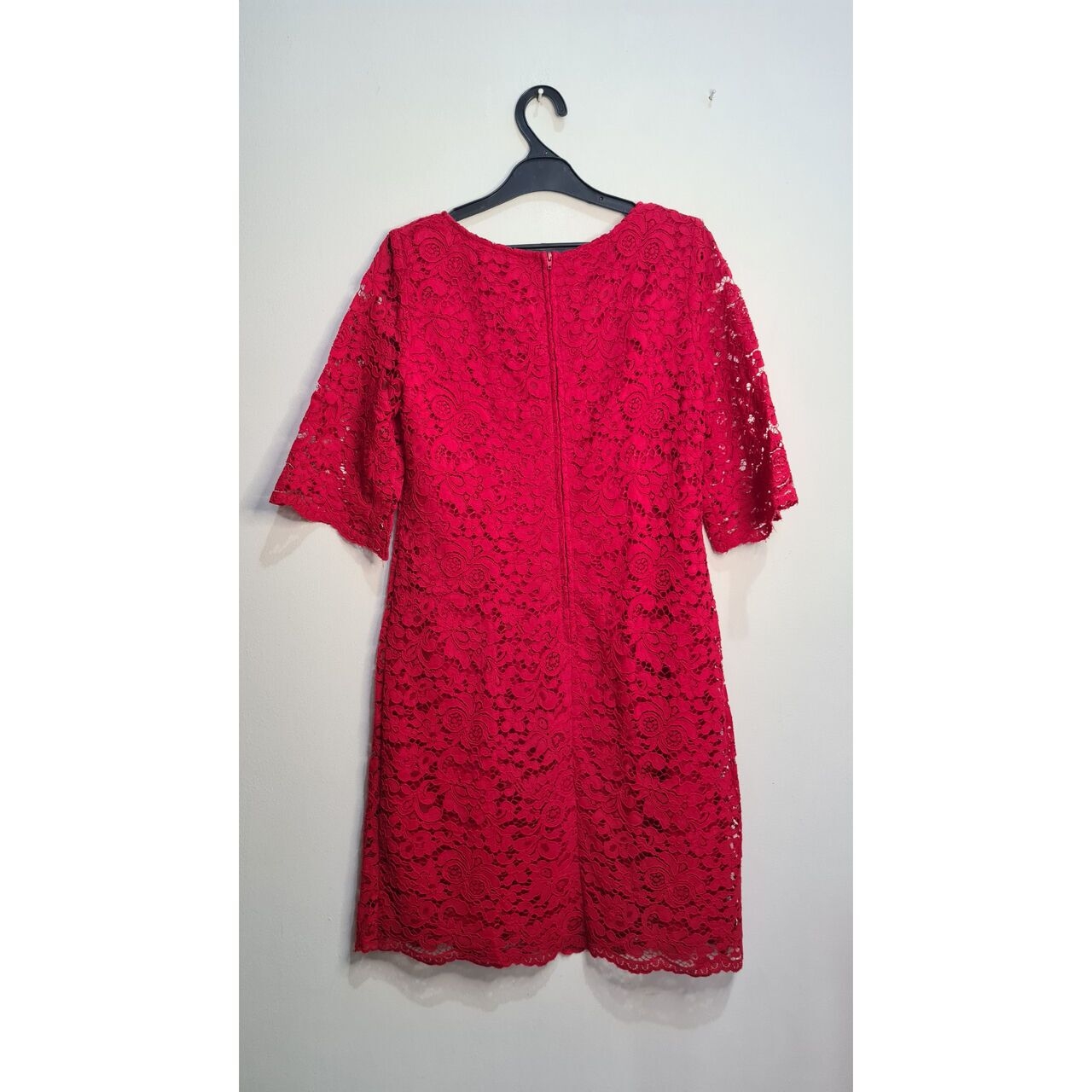 Ralph Lauren Red Petite Midi Dress