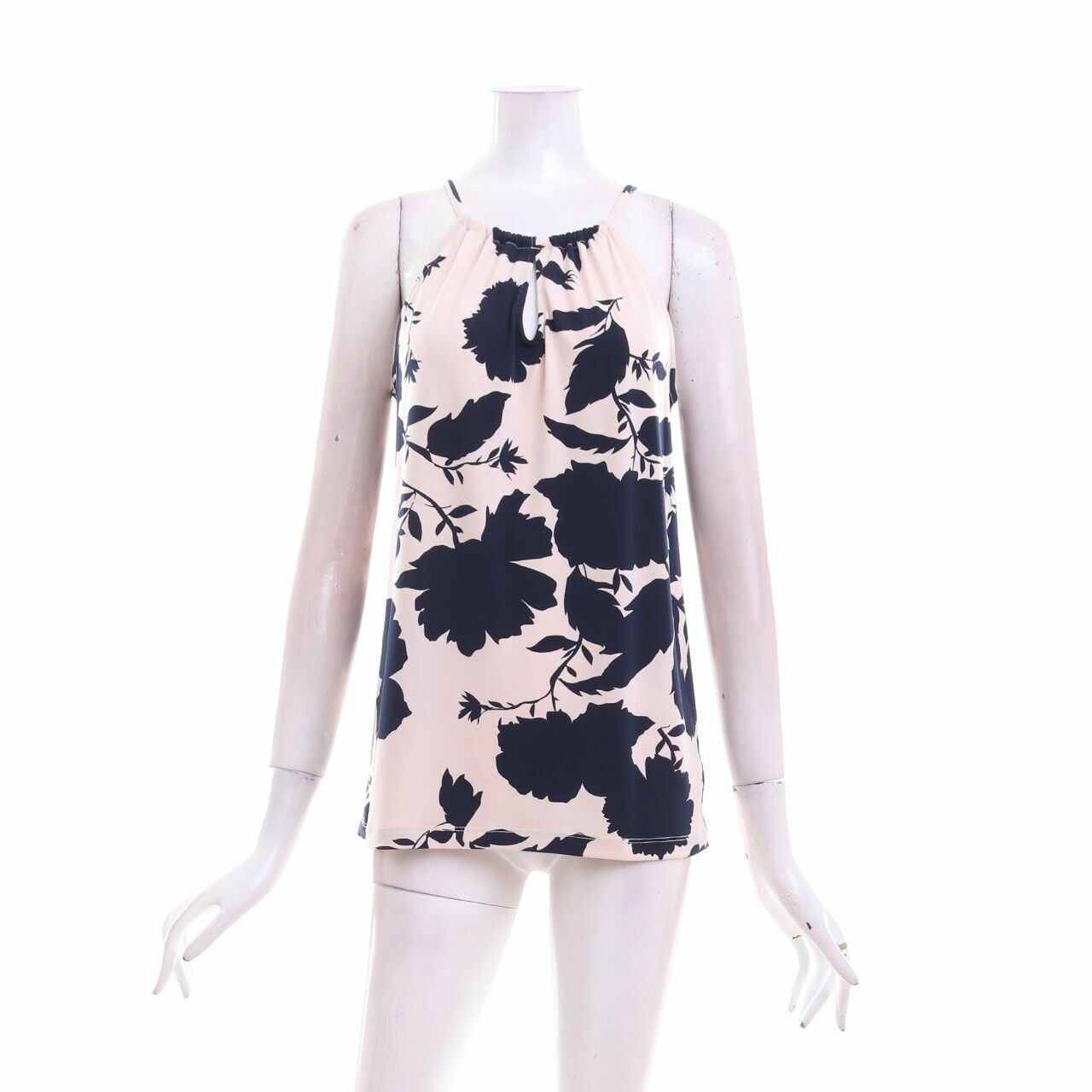 The Limited Black & Cream Floral Sleeveless