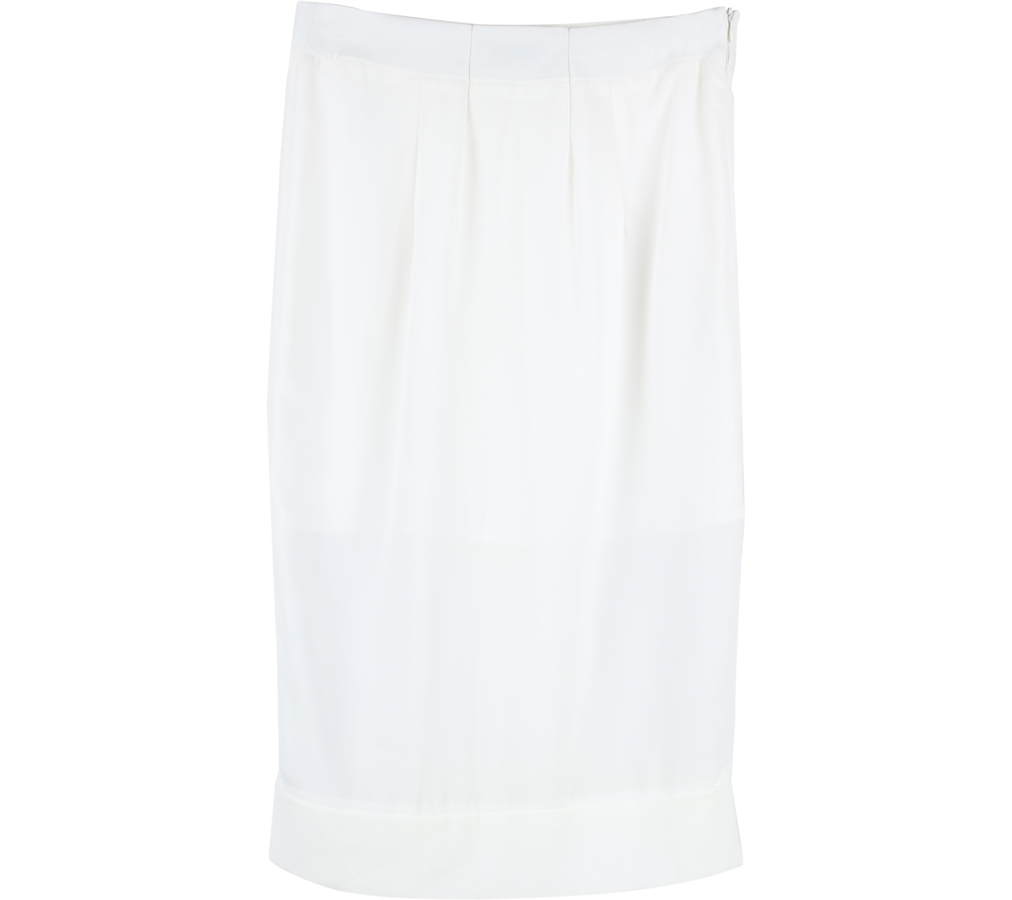 Cocoon White Skirt