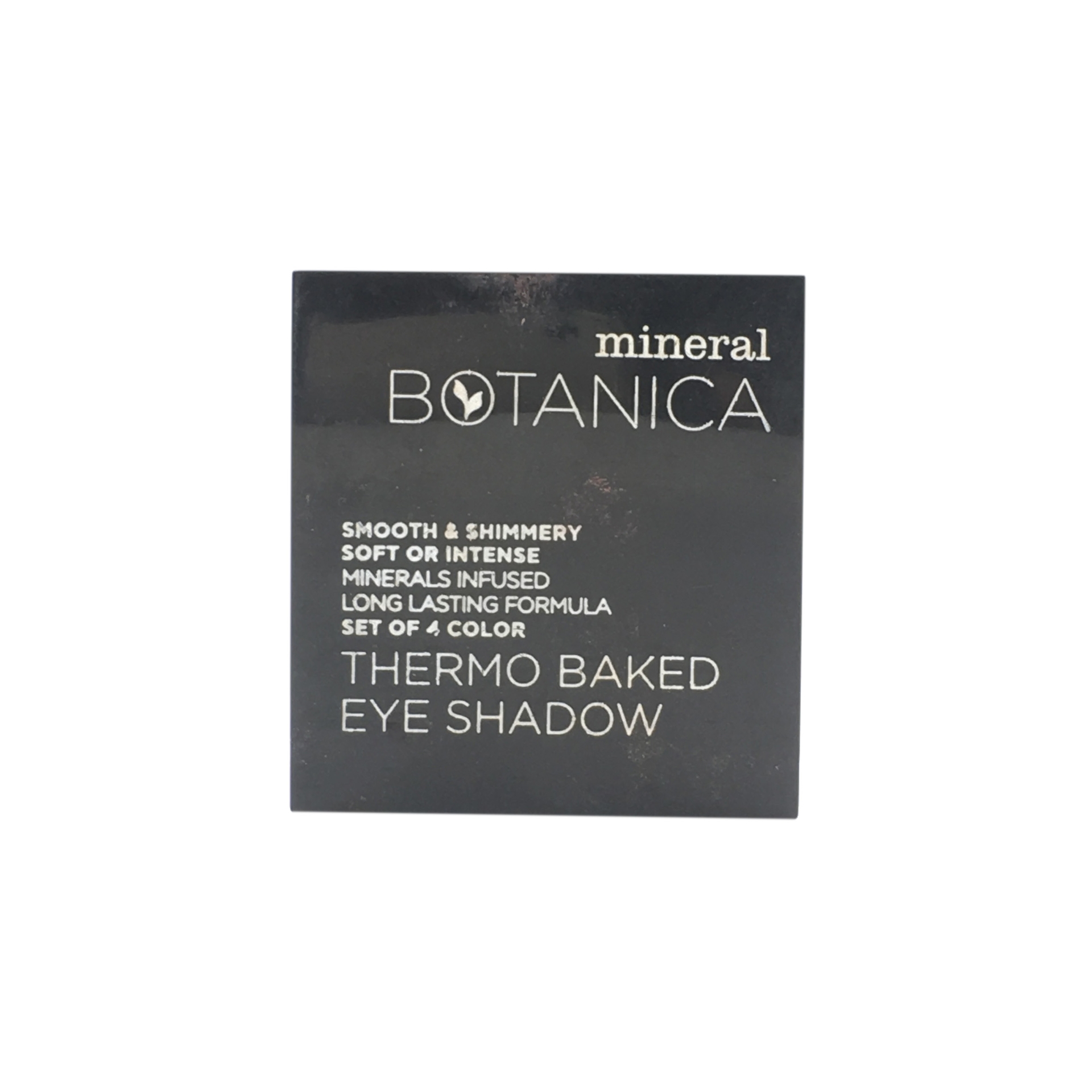Mineral Botanica Smooth & Shimmery Soft Or Intense Long Lasting Formula Set Of 4 Color Thermo Baked Eye Shadow Eyes