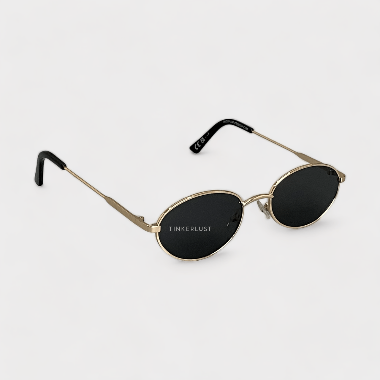 Mango Gold Black Sunglasses