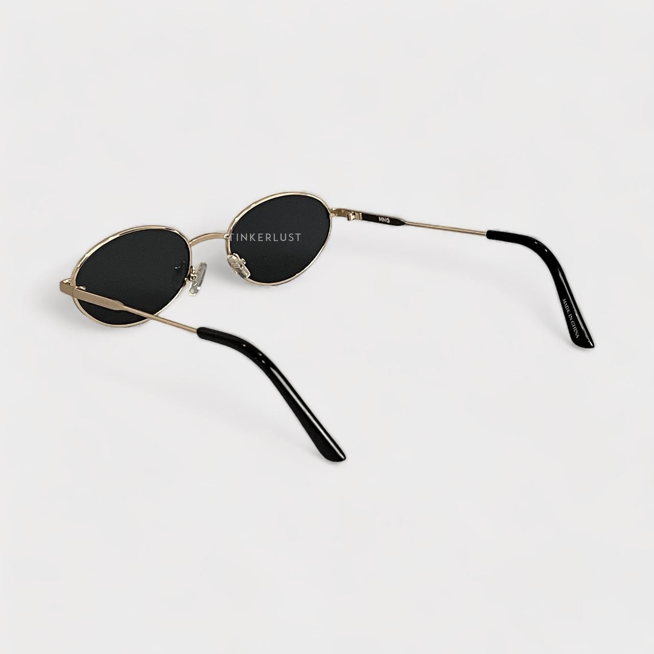 Mango Gold Black Sunglasses