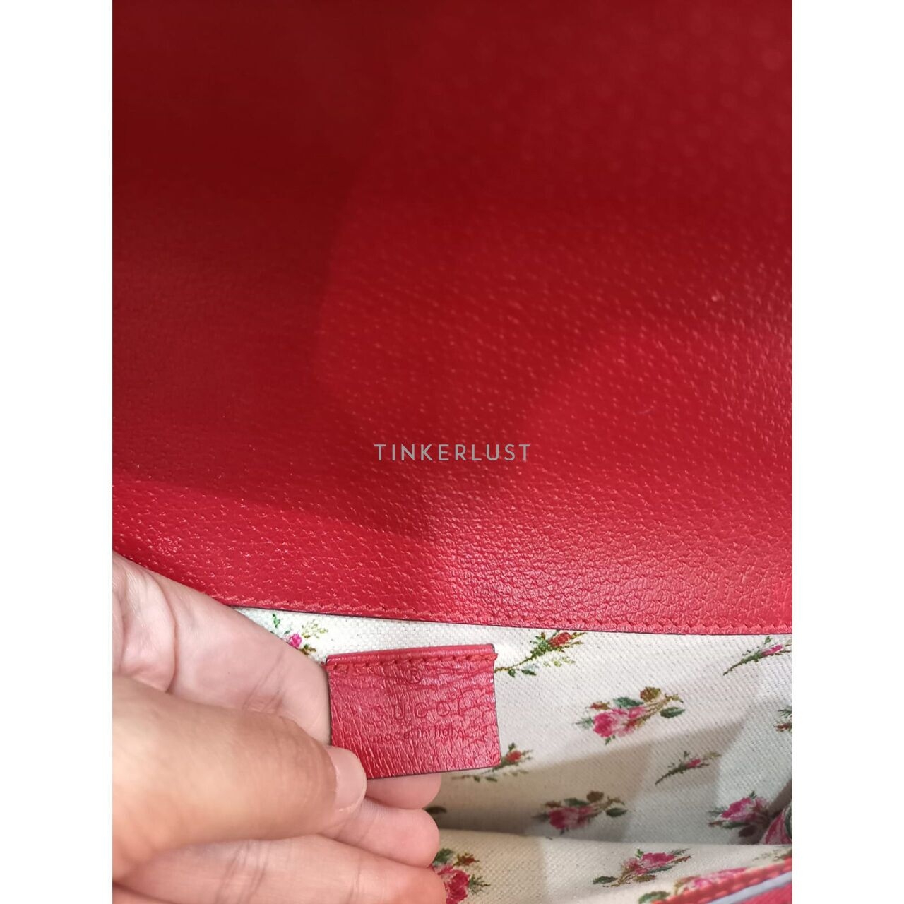 Gucci Dionysus Floral Embroided Red Leather 2018 Shoulder Bag