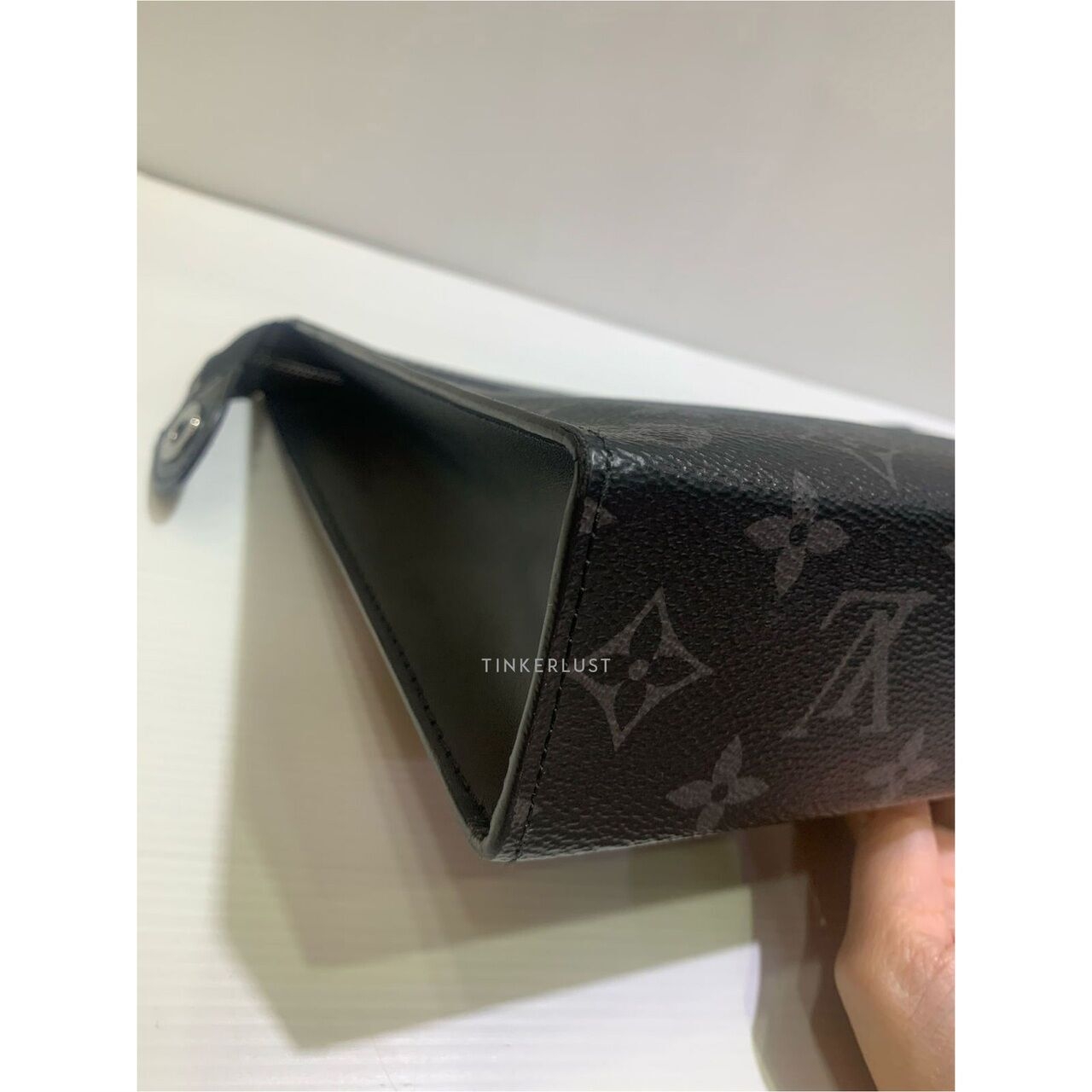 Louis Vuitton Pochette Voyage Eclipse Monogram Black SHW Chip 2021 Pouch