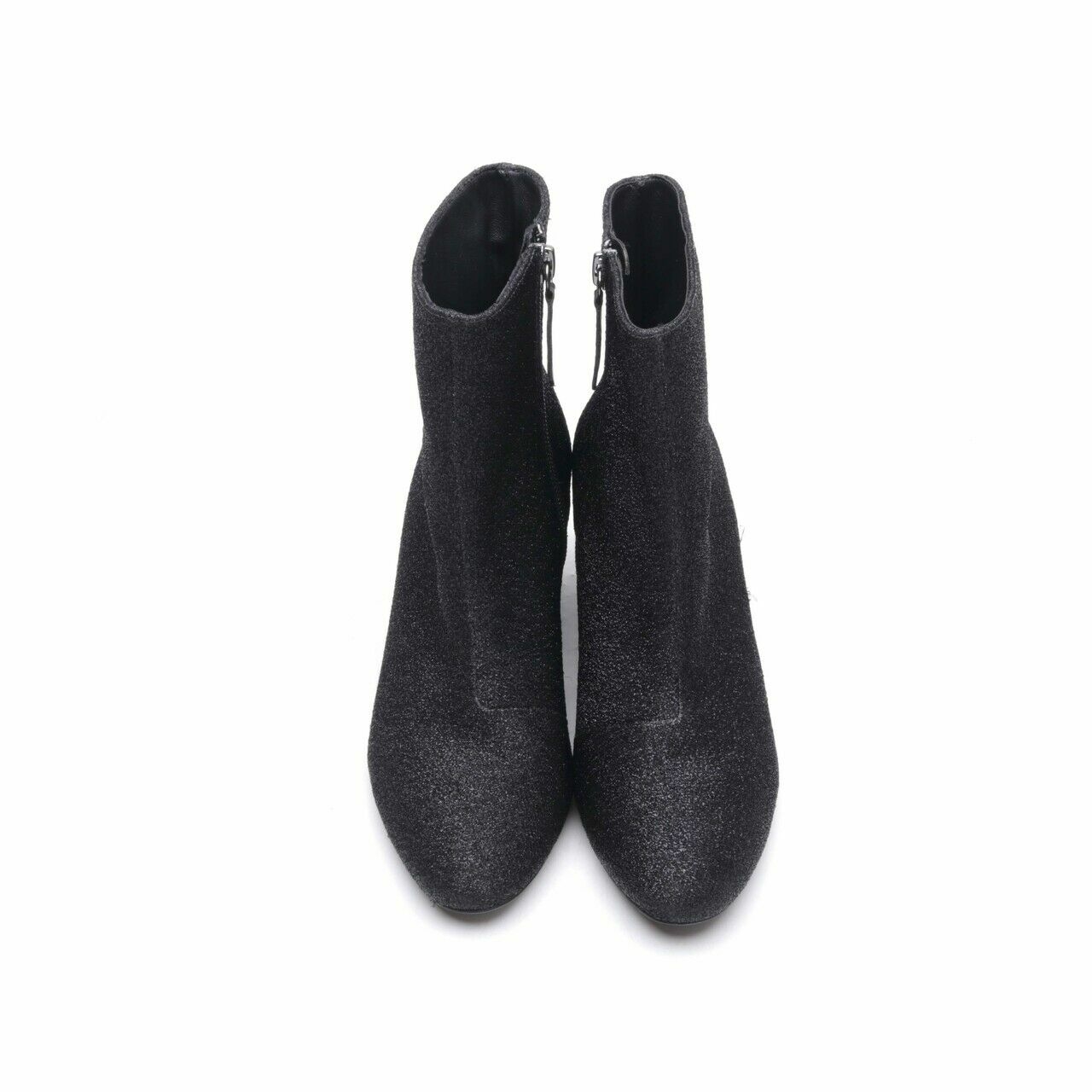 Schutz Black Ankle Boots Heels