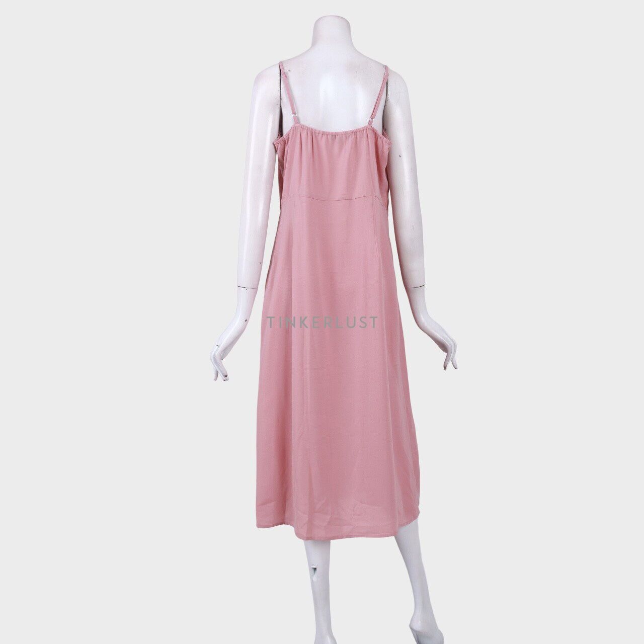 Zalora Dusty Pink Midi Dress