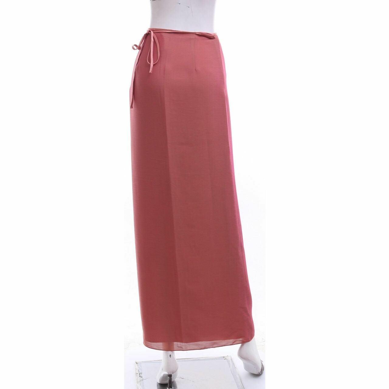 Denny Wirawan Fuchsia Metallic Maxi Skirt