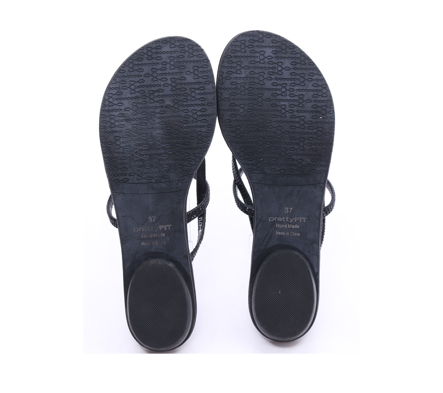 Pretty Fit Black Sandals