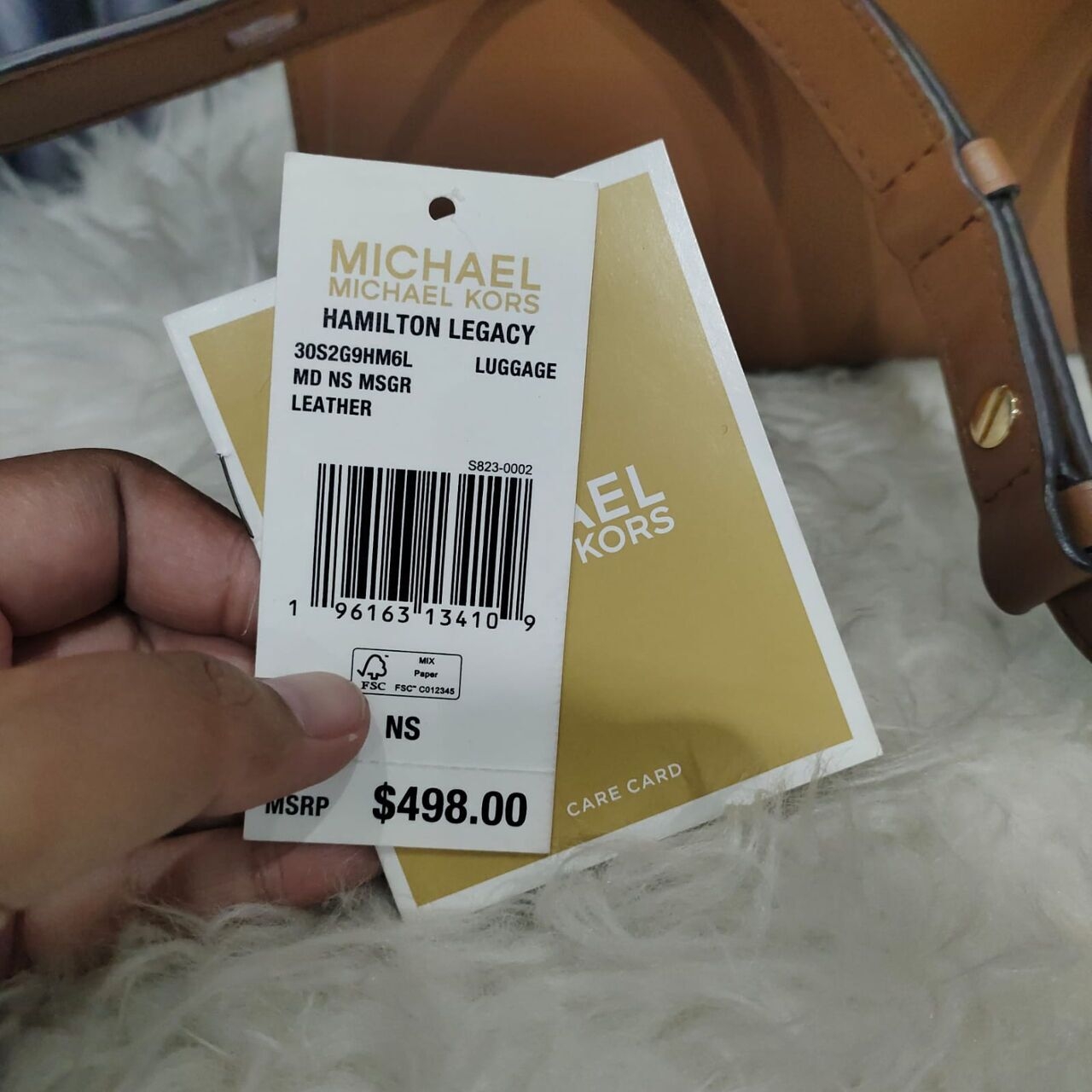 Michael Kors Hamilton Legacy Brown Sling Bag