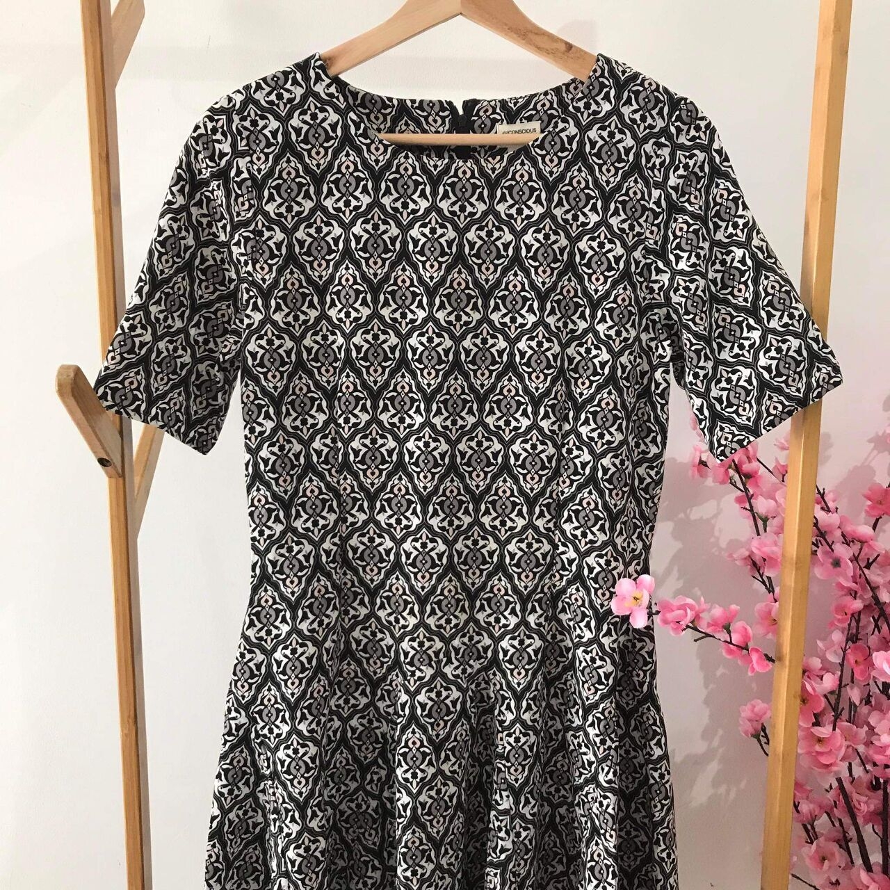 H&M Multi Pattern Mini Dress