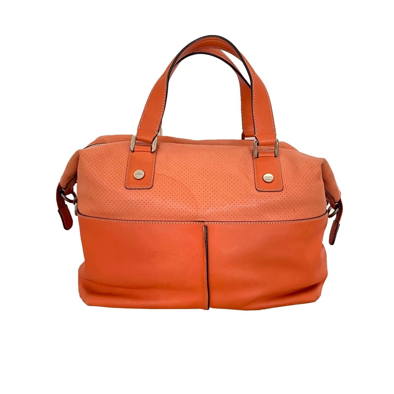 Tod's Orange Handbag