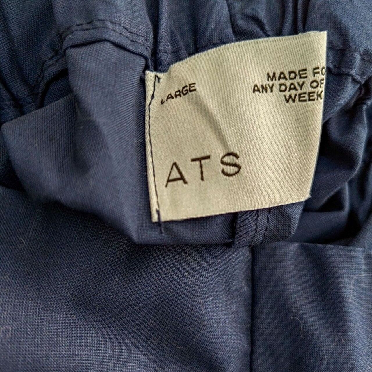 Ats The Label Navy Long Pants