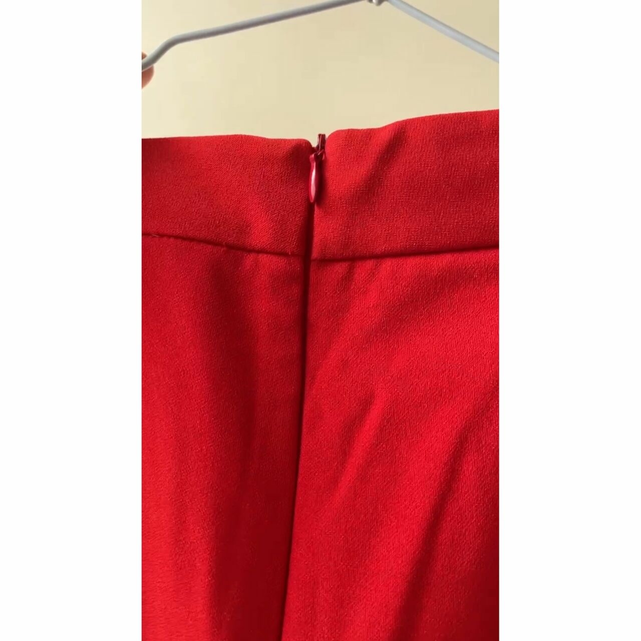 Mds Red Cropped Pants