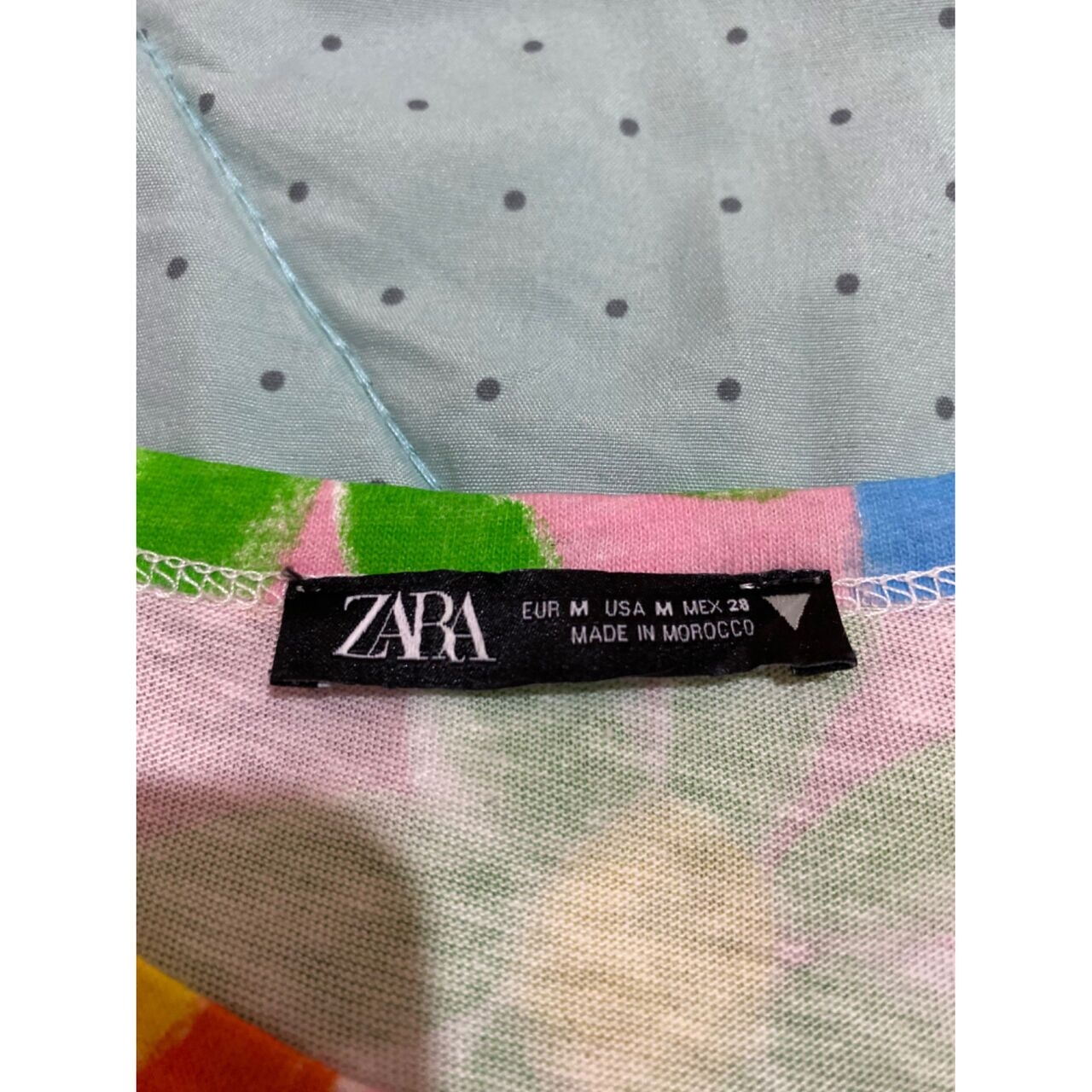 Zara Multicolour Floral Blouse