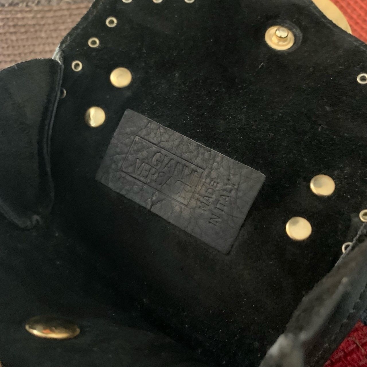 Gianni Versace Vintage Black Sling Bag
