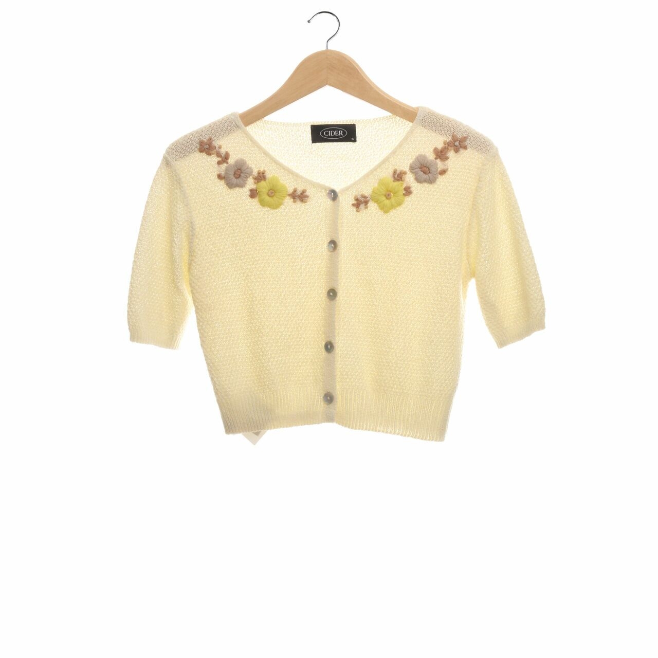Cider Yellow Knit Blouse