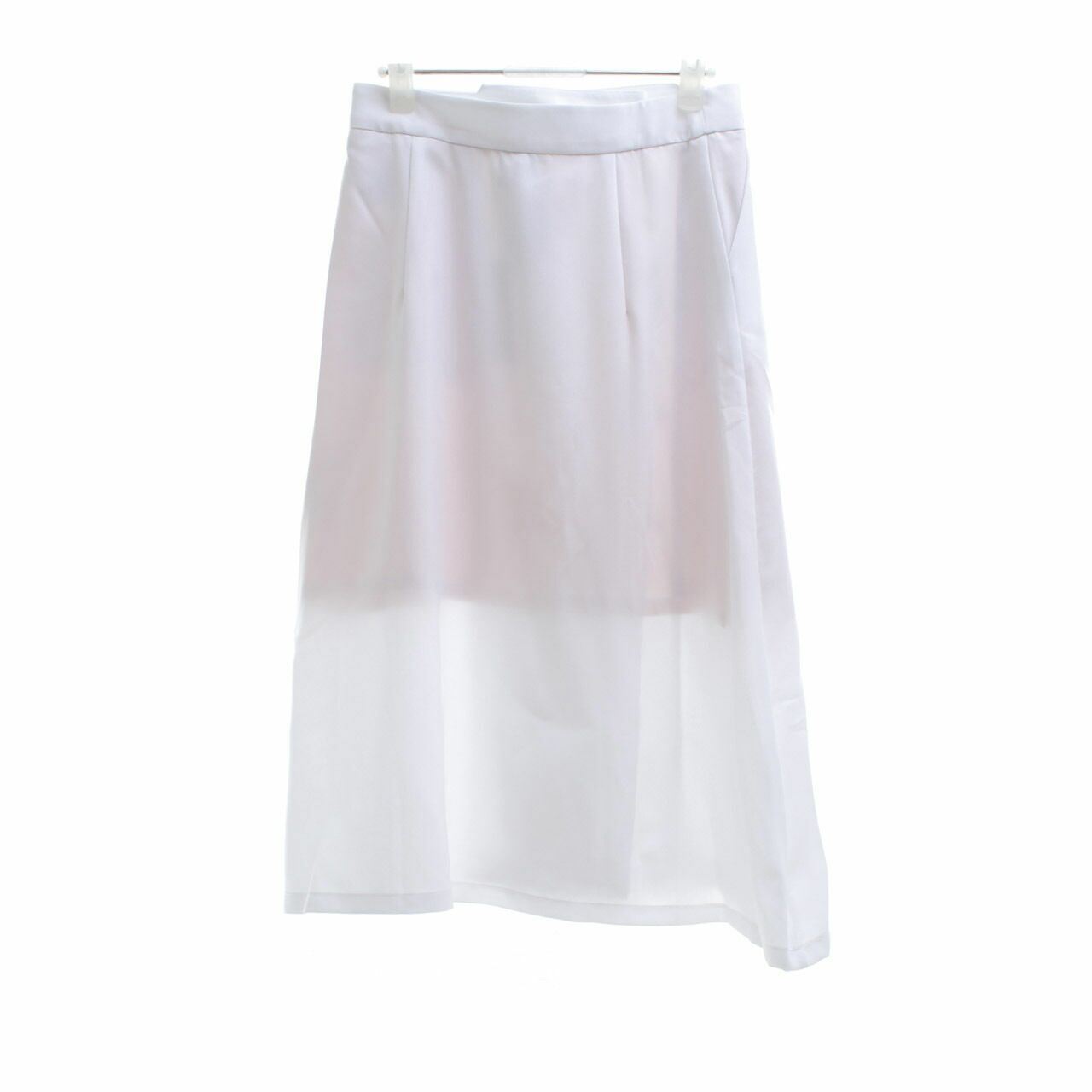 8Wood White Midi Skirt