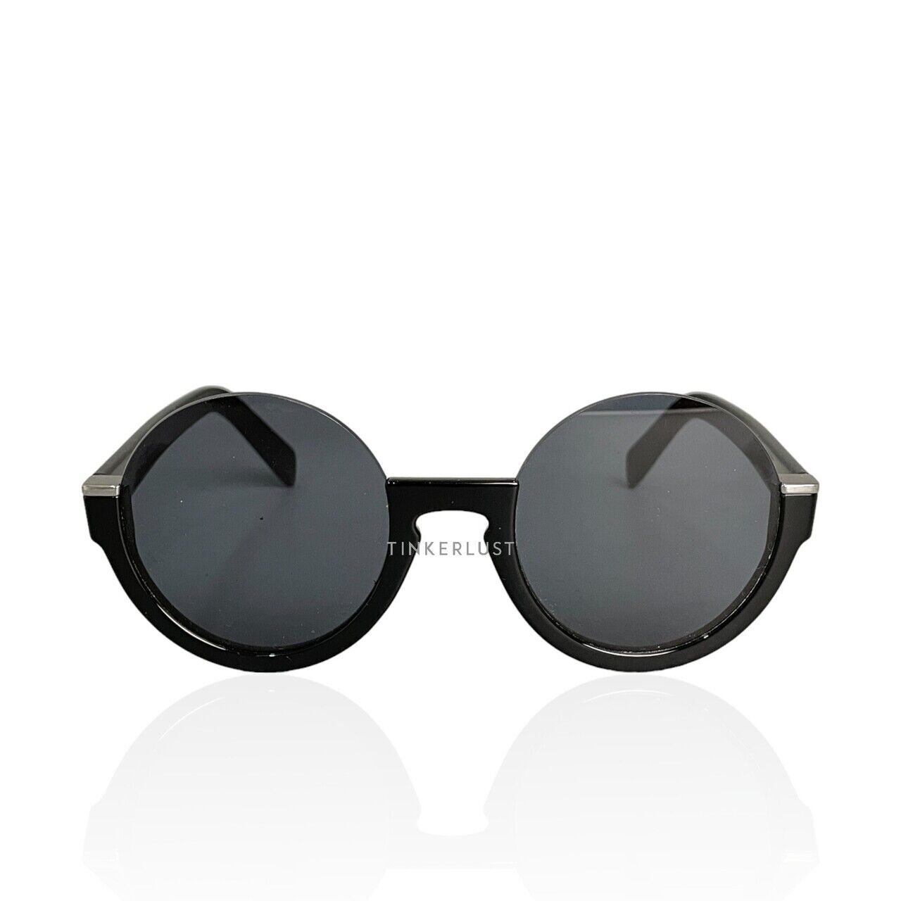 Marc Jacobs Black  Black Half Rim Sunglasses