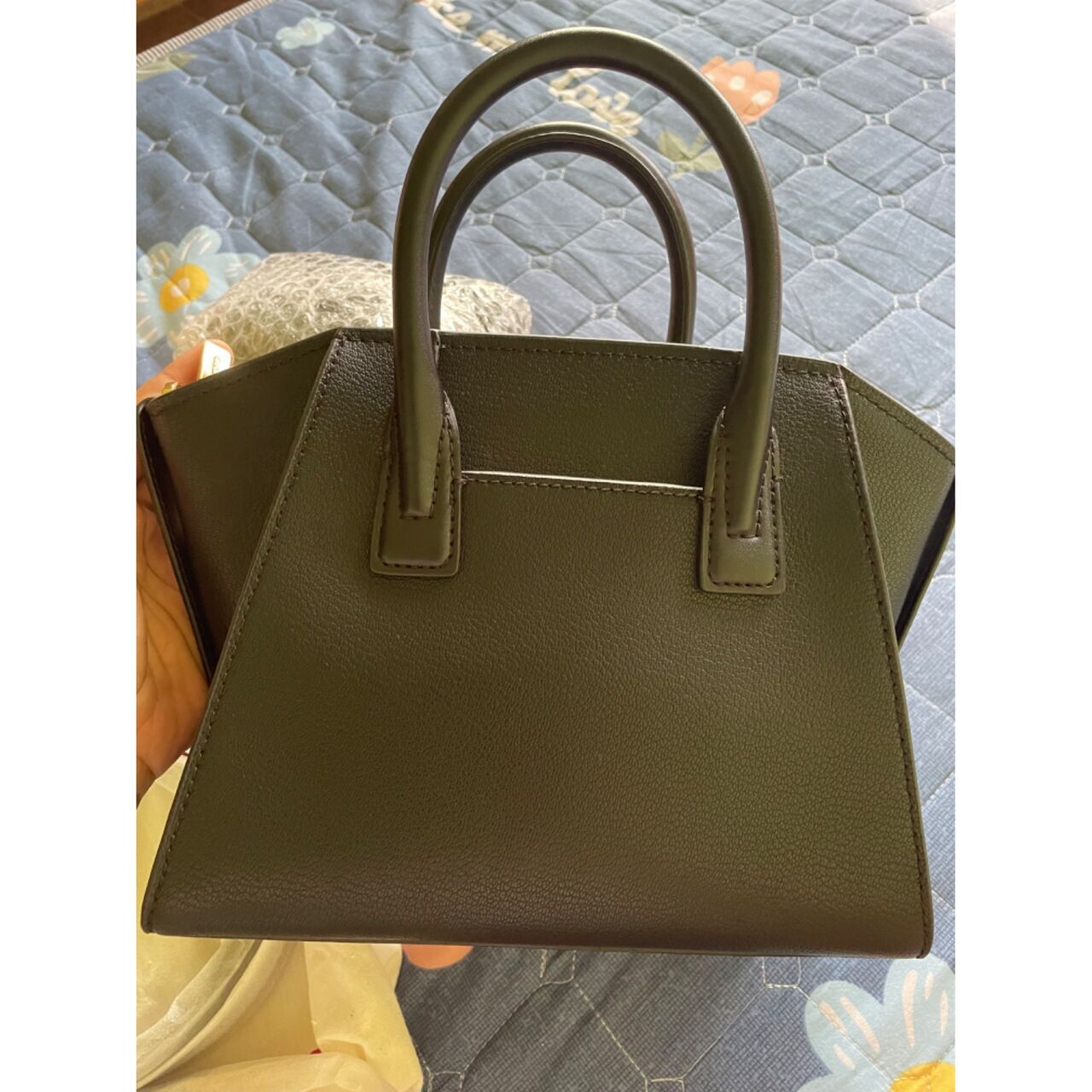 Michael Kors Avril Small Black Leather Sling Bag