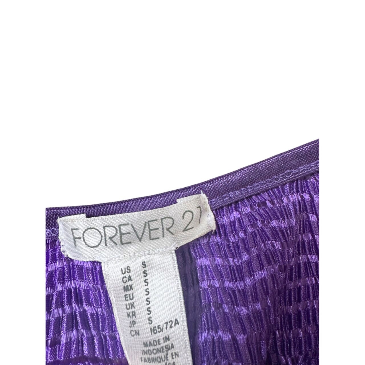 Forever 21 Purple Midi Dress