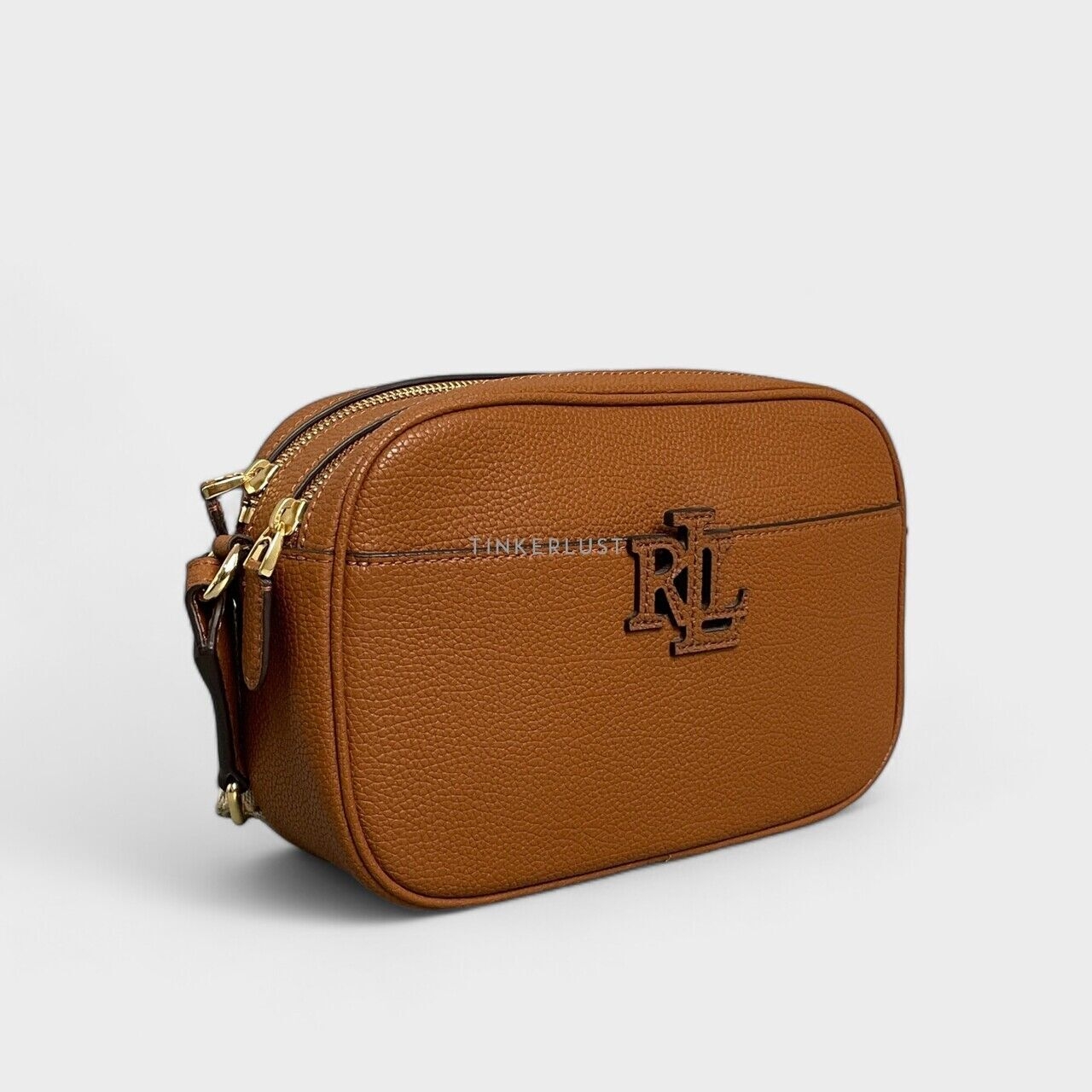 Ralph Lauren Carrie 24 Brown Crossbody Bag