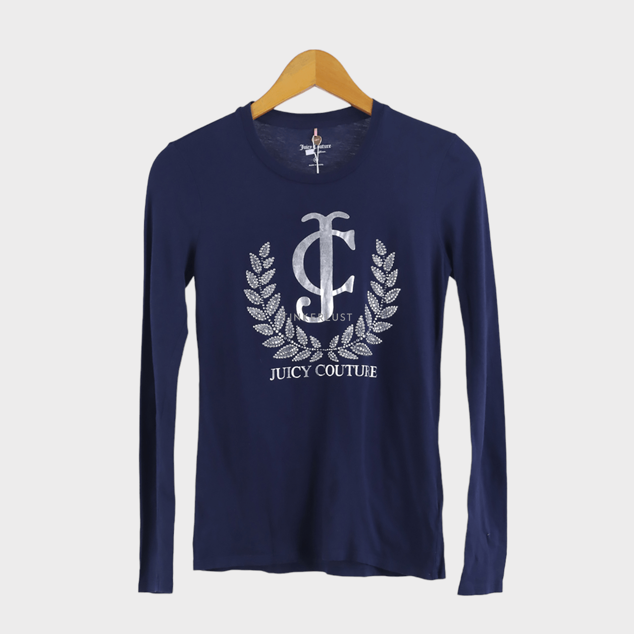 Juicy Couture Long Sleeve Navy T-Shirt