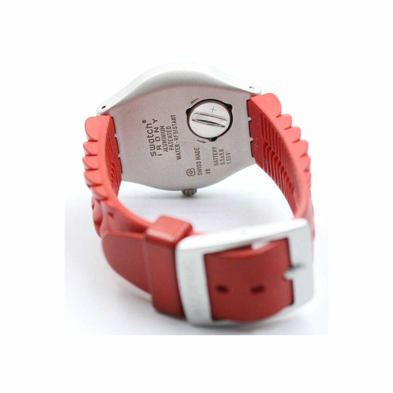 Swatch Red & Black Wristwatch