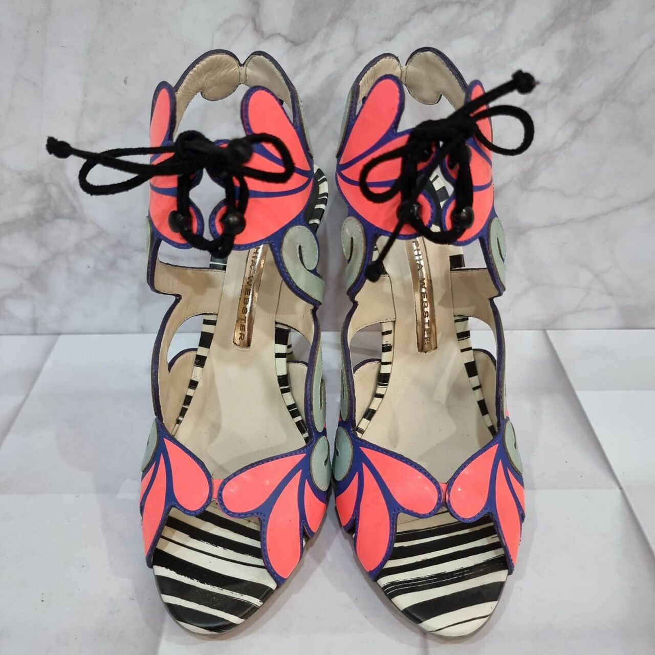 Sophia Webster Multicolor Leather Heels 