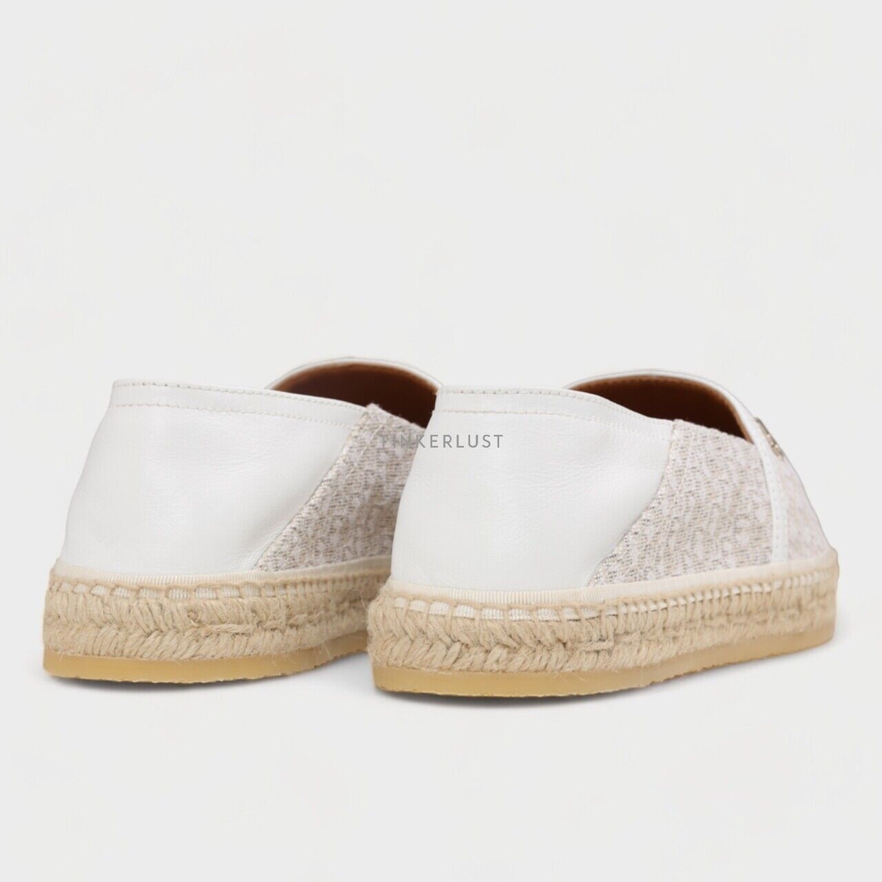 Christian Dior Paradise Oblique Espadrille in Off White Flats