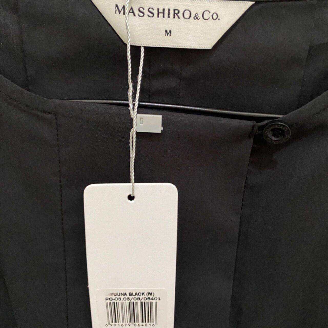 MASSHIRO&Co. Black Blouse