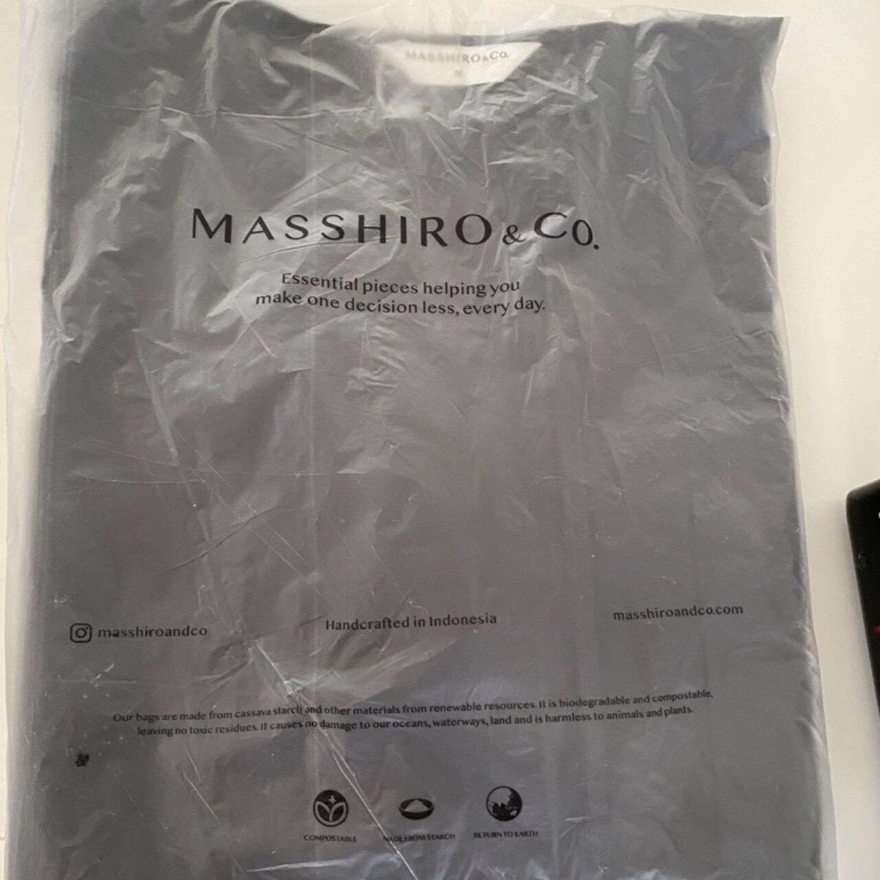 MASSHIRO&Co. Black Blouse