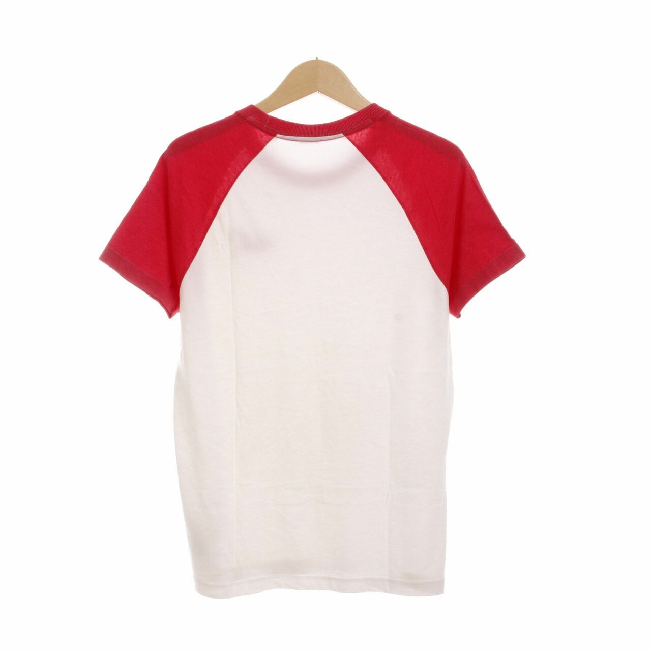 Hollister White & Pink Coral T-Shirt