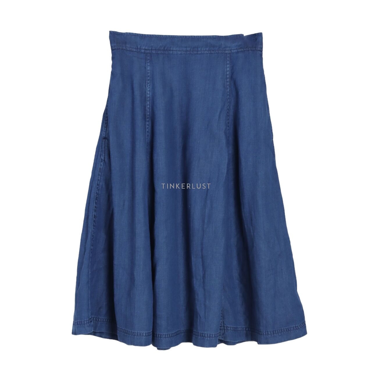 Calvin Klein Blue Mini Skirt