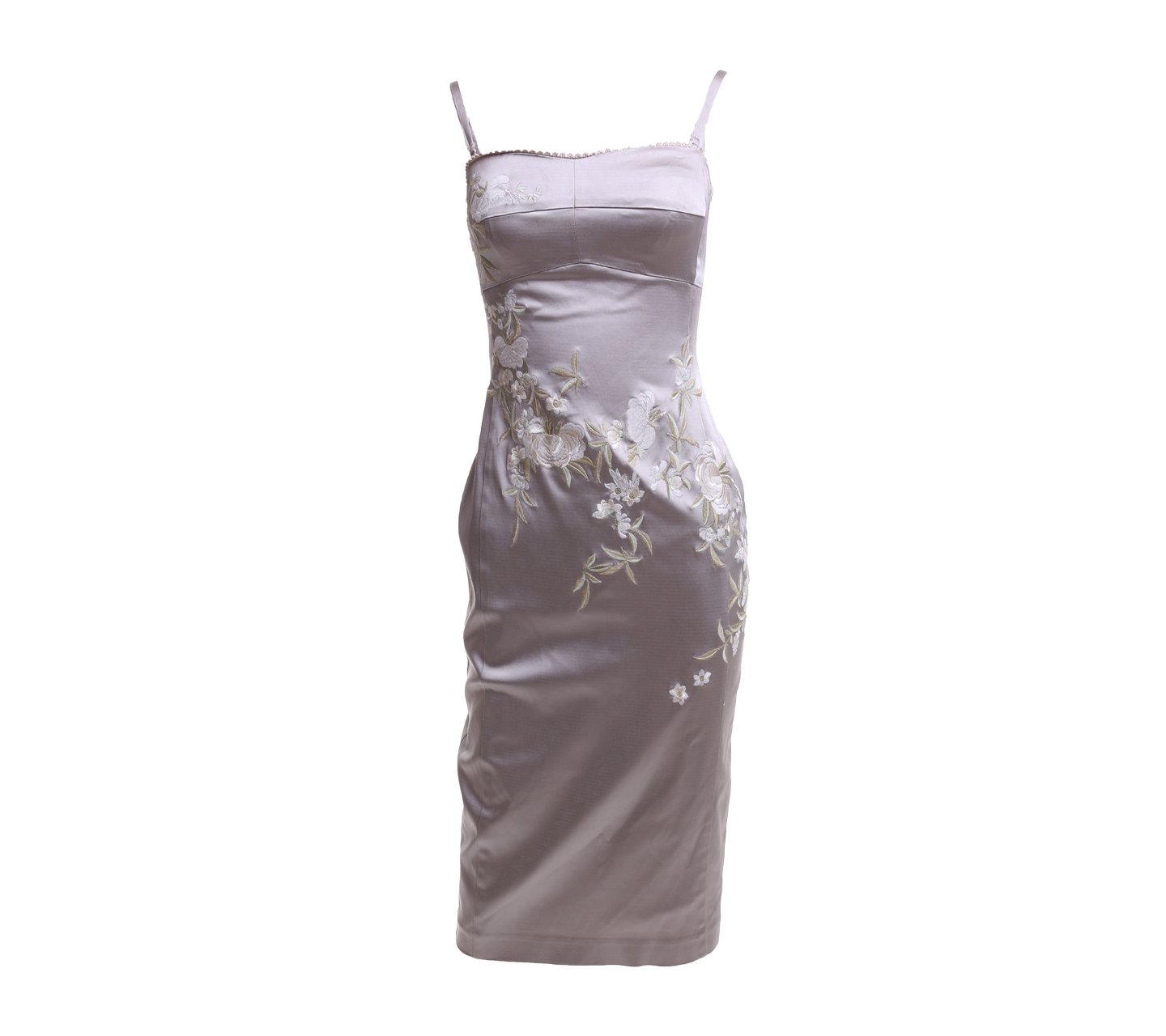 Spotlight Grey Floral Midi Dress