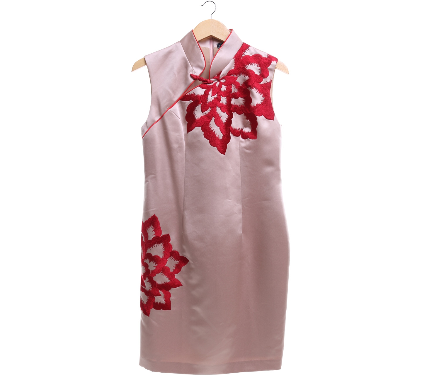Harve Emme Light Brown Chinese Mini Dress