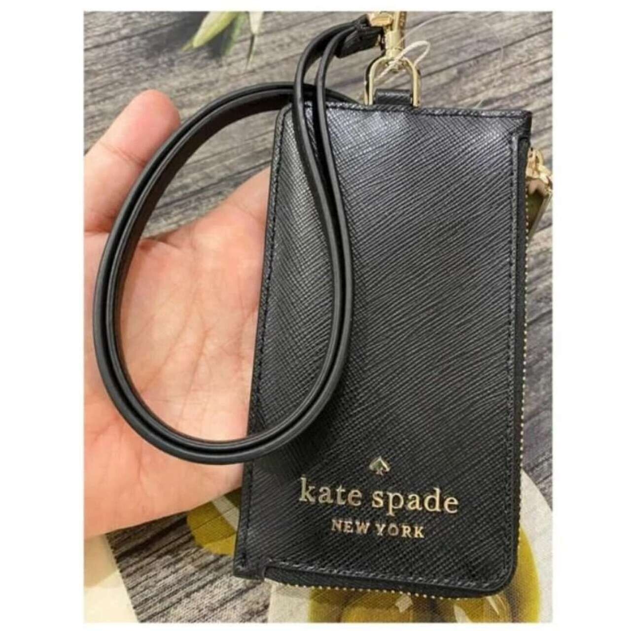 Kate Spade Madison Black Lanyard