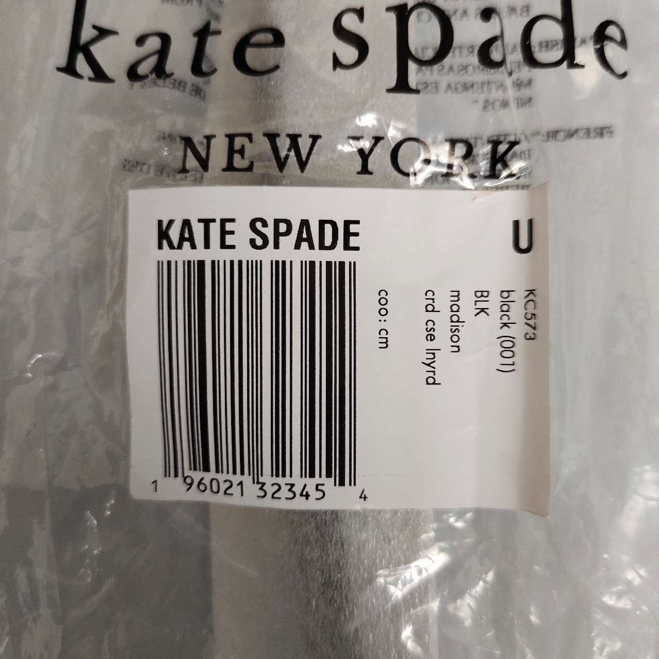 Kate Spade Madison Black Lanyard