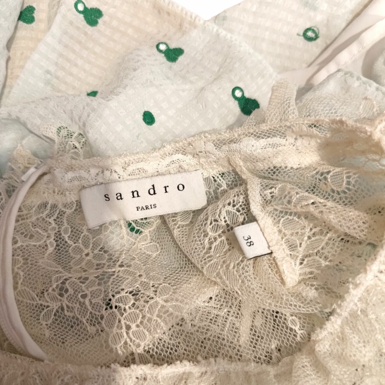 Sandro Multi Leaf Clover Dress