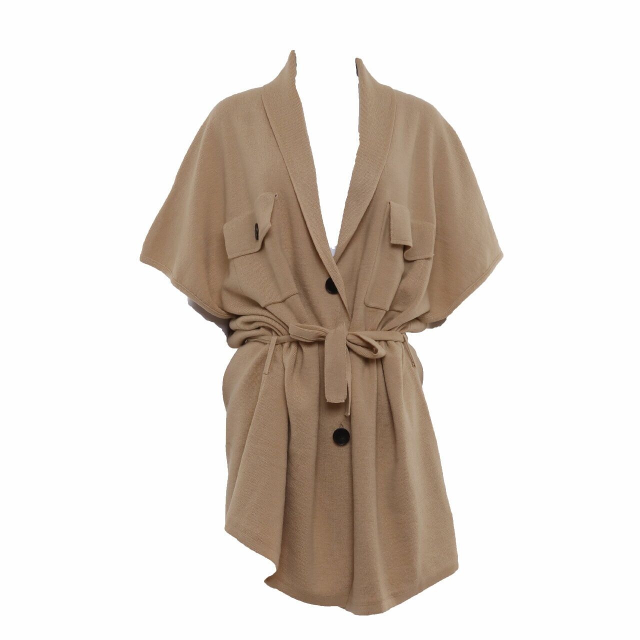 Urban & Co Beige Outer Knit Organic Wood