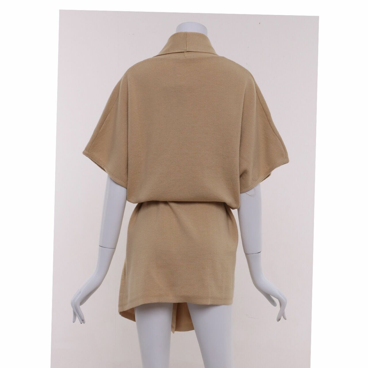 Urban & Co Beige Outer Knit Organic Wood